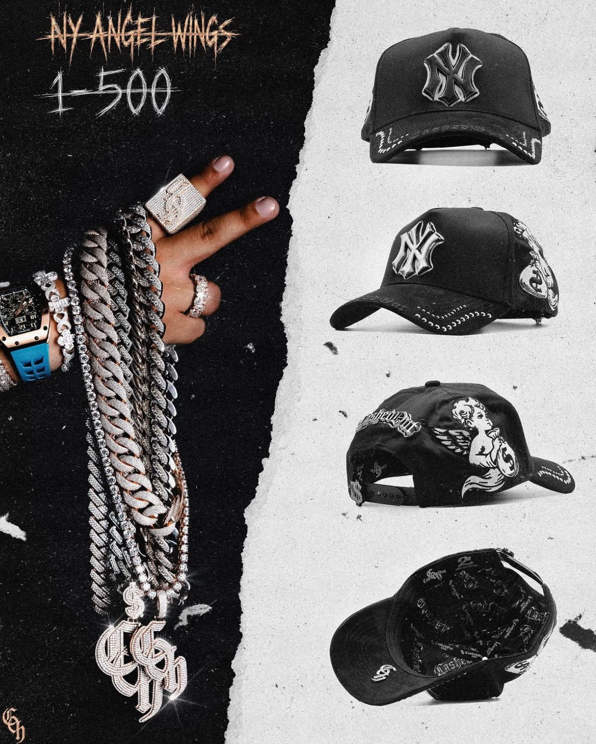 Cashedout NY Angel wings
