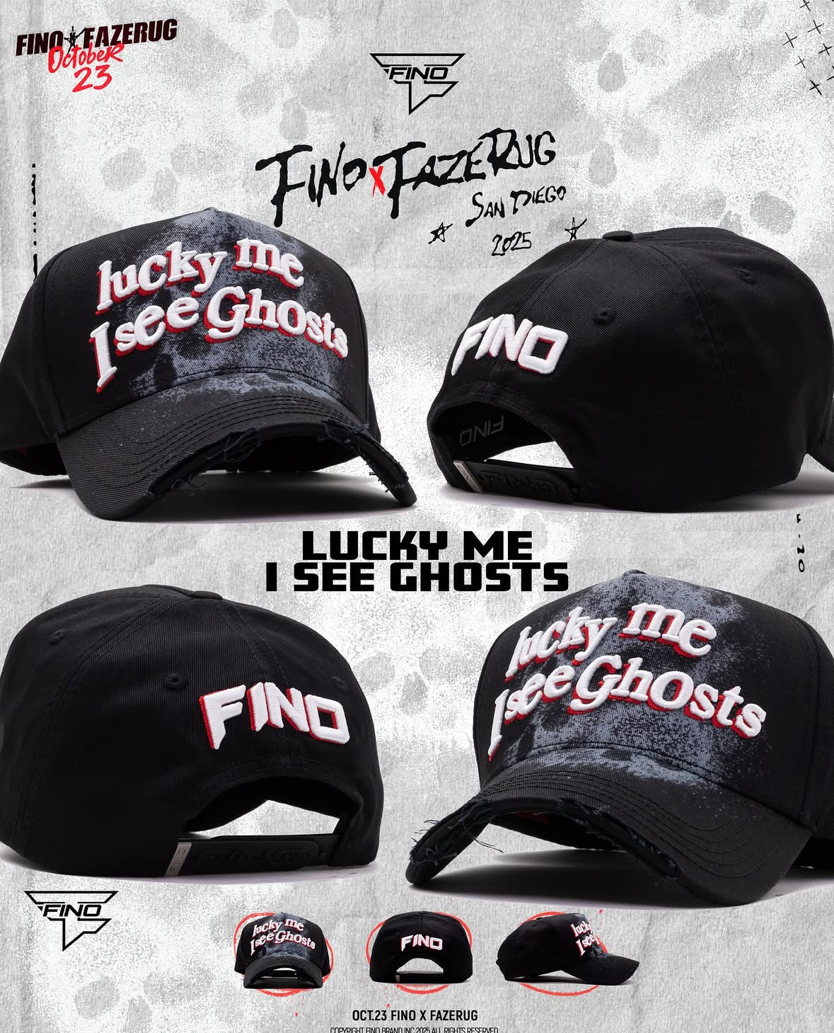 FINO LUCKE ME I SEE GHOST-HAT ONLY