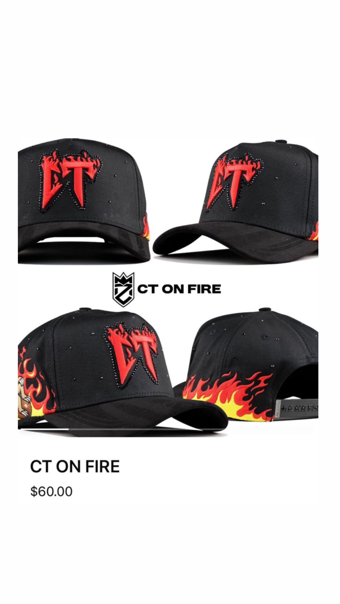 MZ CT ON FIRE-HAT ONLY