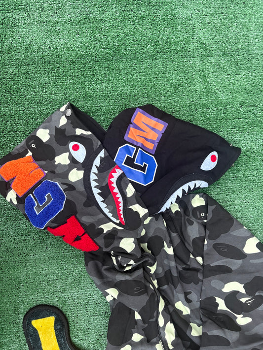 Camo Shark Black Glow in the Dark