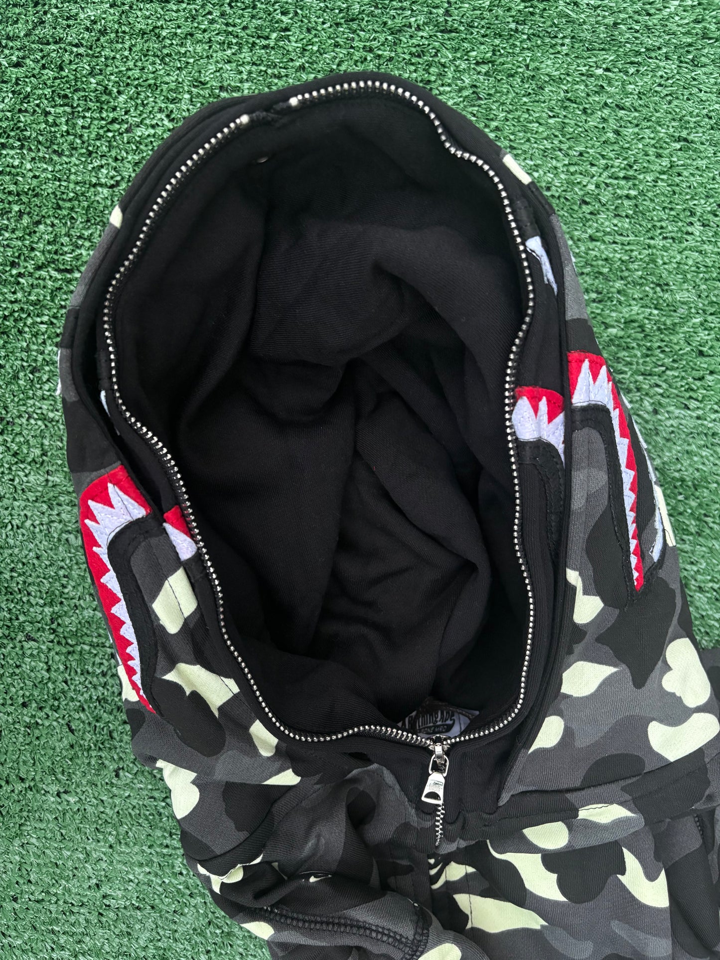 Camo Shark Black Glow in the Dark