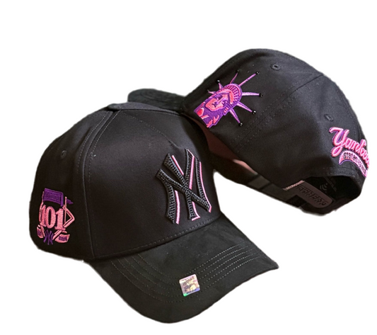 Kevin hats NY pink