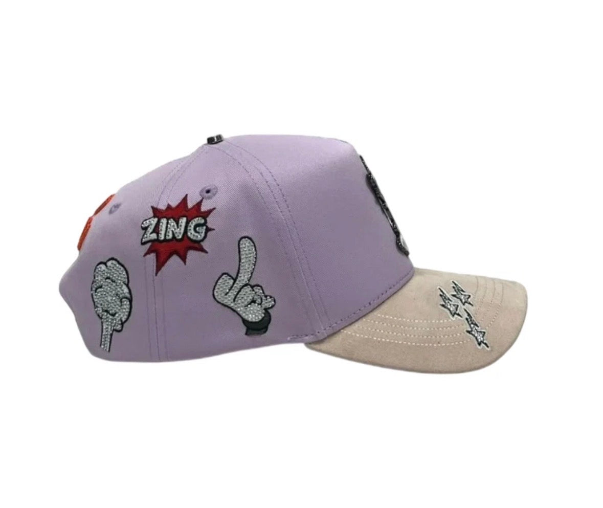 Caps Fan Bad Bunny purple