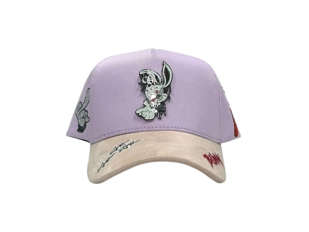 Caps Fan Bad Bunny purple