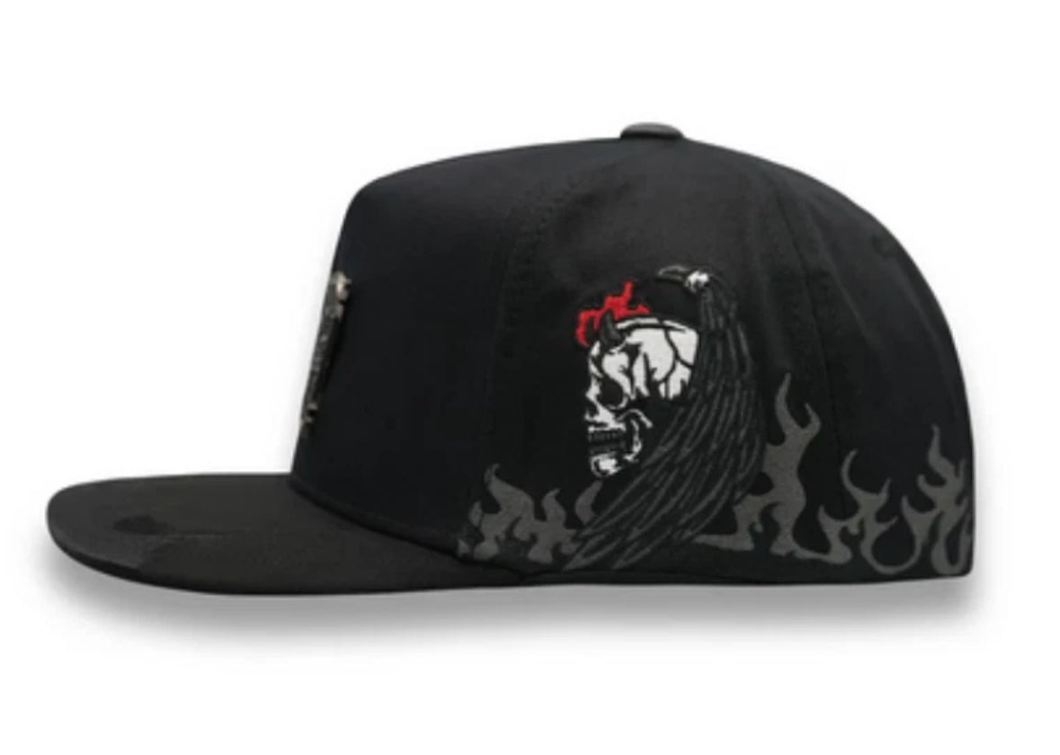 BIGGBOSS HATS MENS BLACK SNAPBACK BBLAPLCA BLK